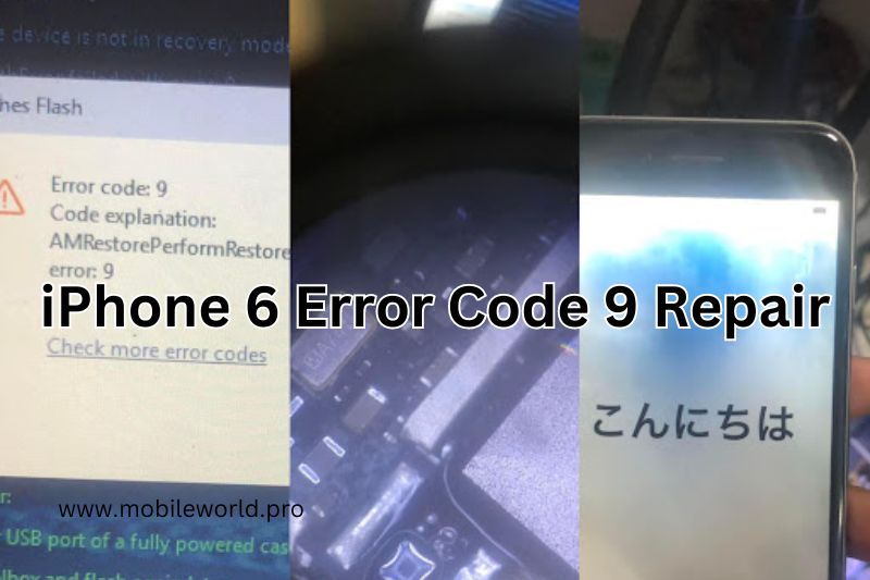 iphone 6 error code 9 repair